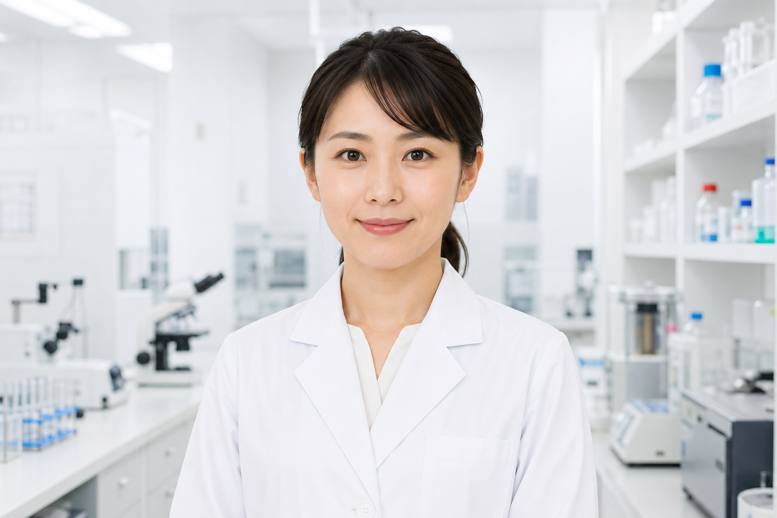白衣・女性