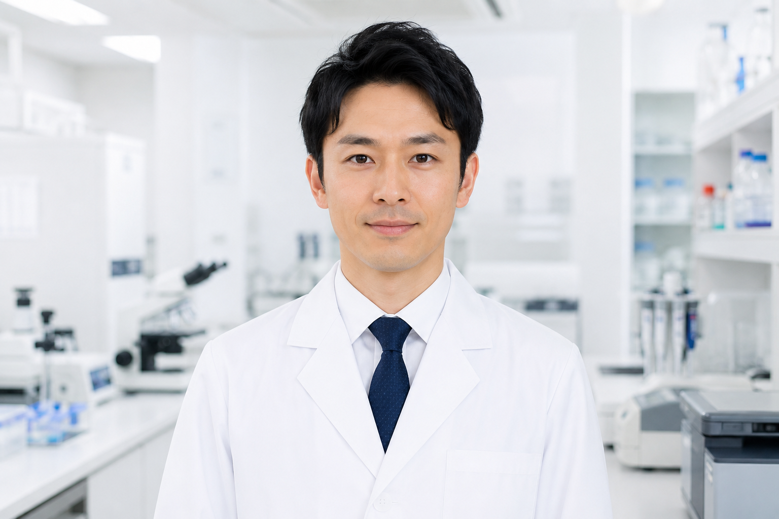 白衣・男性